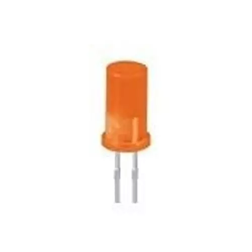 KINGBRIGHT LEDs Through Hole Orange Cylindrical Lens Shape, WP483EDT