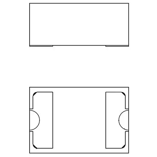 VCC LEDs SMD/SMT Amber Rectangular Lens Shape, 7016X13
