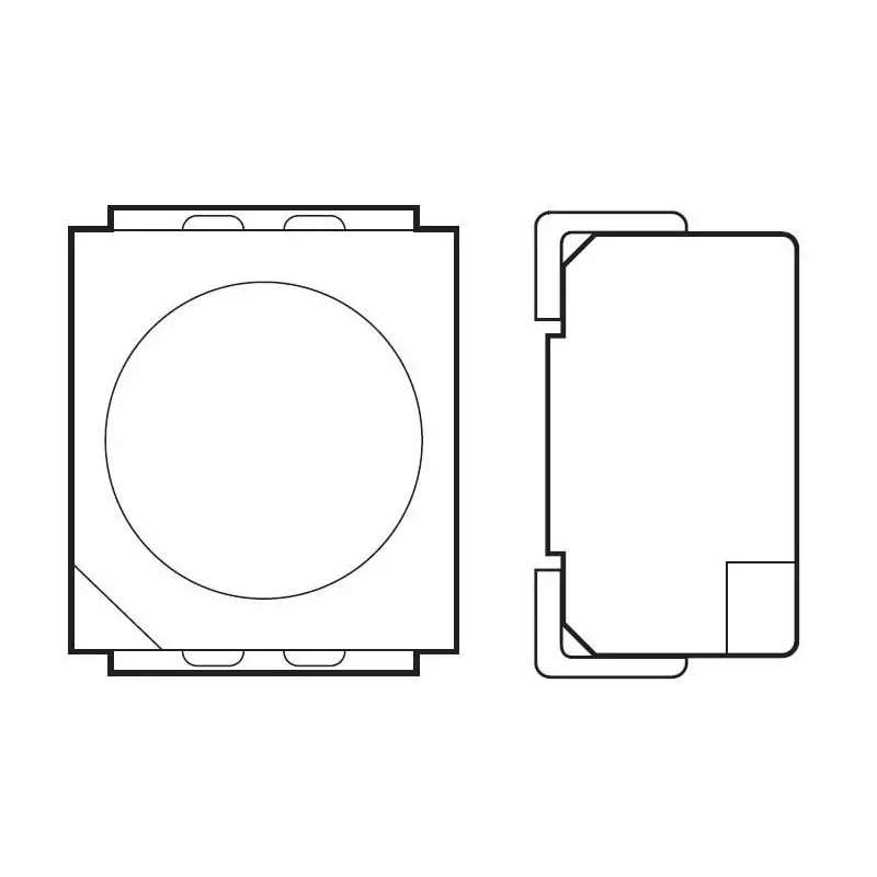 BROADCOM Single Colour LED SMD/SMT Mount 20 mA If - Forward Current Amber, HSMU-A100-R00J1