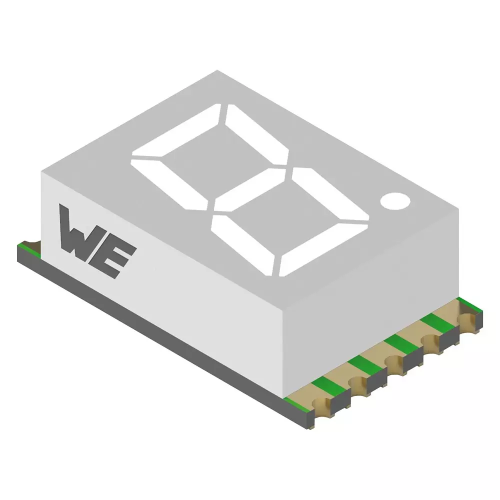 TE CONNECTIVITY 7 Segment LED Display Super Red LED Color 2 V Forward Voltage (v) 20 mA Forward Current If, 157112S12700