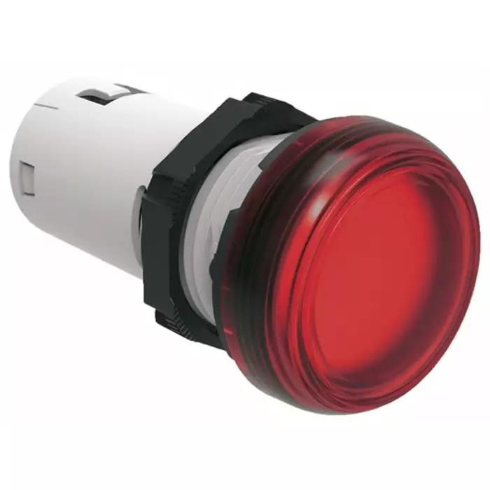 Lovato LPML, Panel Mount Red LED Pilot Light, 22 mm Cutout, IP66, IP67, IP69K, Round, 48V, LPMLD4