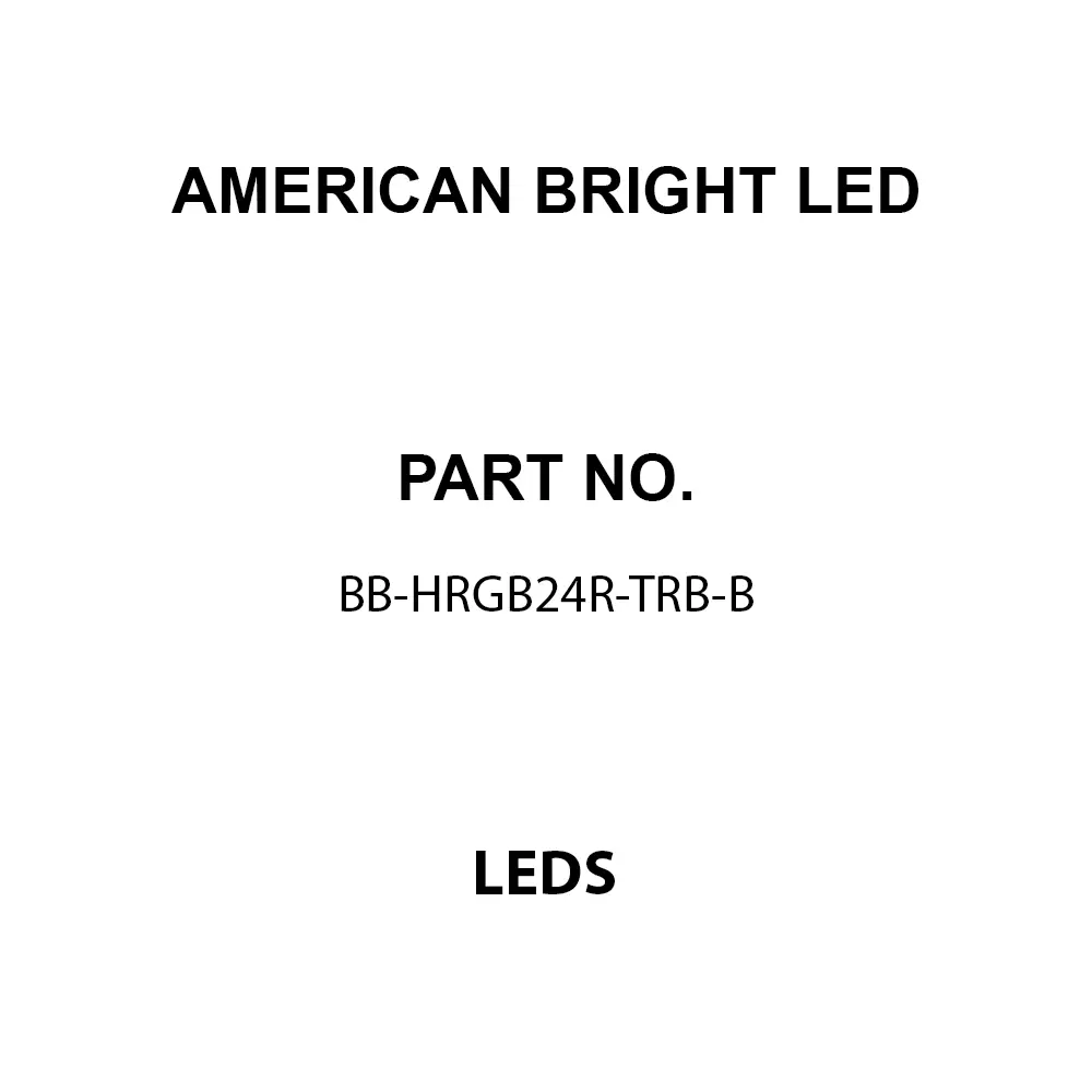 AMERICAN BRIGHT LED LEDs SMD/SMT RGB Dome Lens Shape, BB-HRGB24R-TRB-B