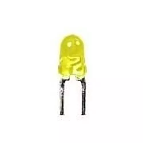 KINGBRIGHT LEDs Through Hole Yellow Dome Lens Shape, WP710A10YD14V