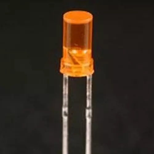 KINGBRIGHT LEDs Through Hole Orange Cylindrical Lens Shape, WP424NDT