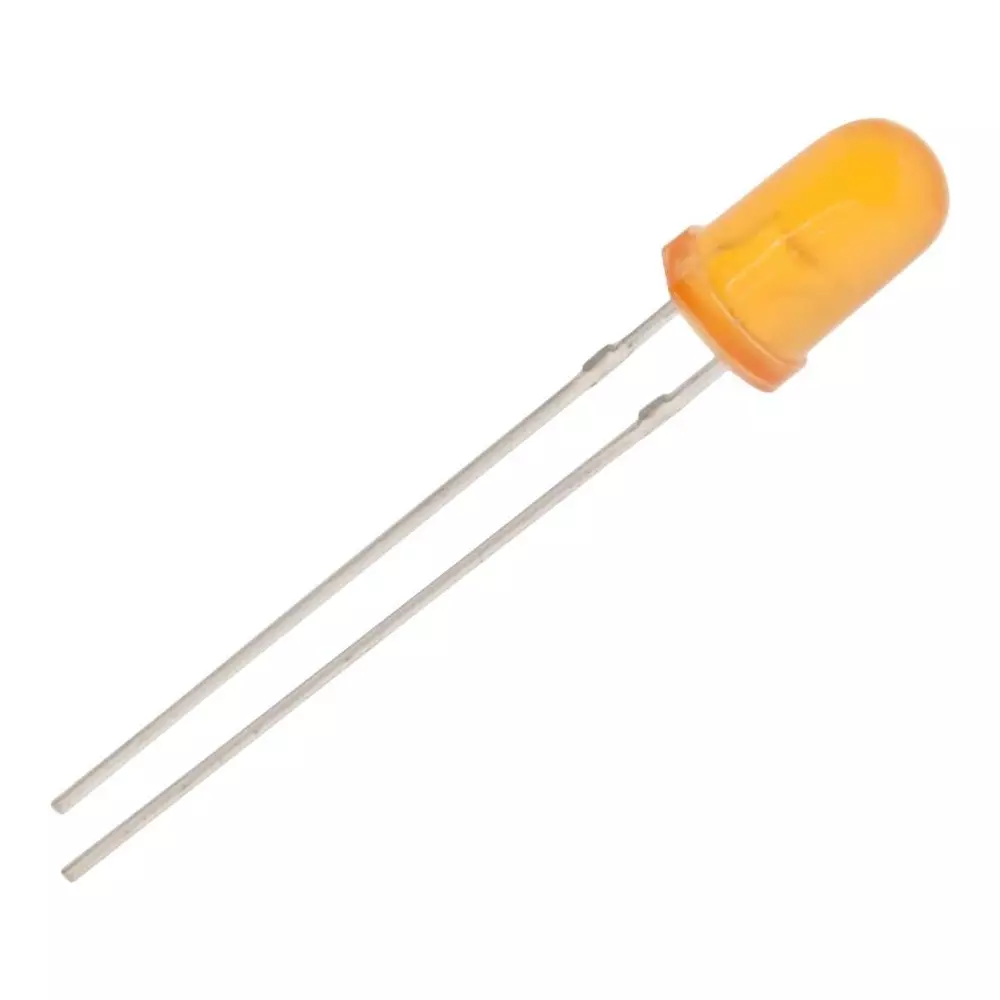 MULTICOMP PRO Standard Single Color LED 500 mcd Luminous Intensity 30° Viewing Angle, MP008537 (Pack of 5)