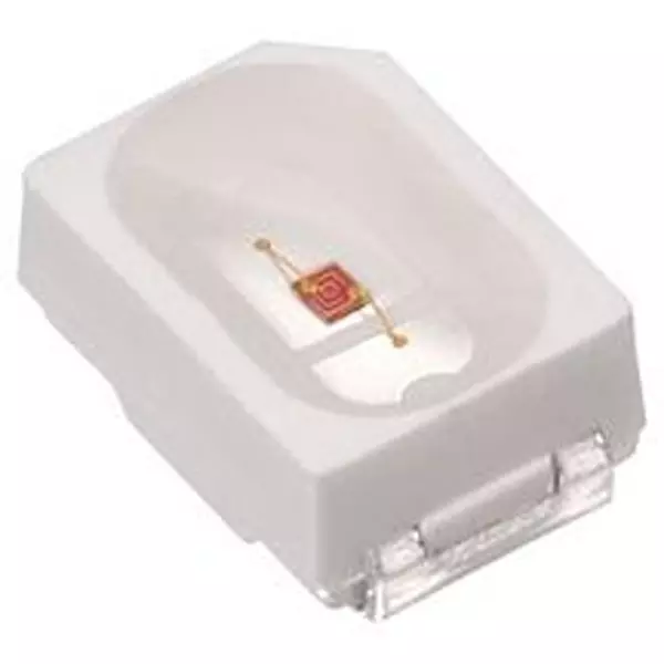 BIVAR Single Colour LED, RED, 750MCD, 623NM, 120DEG, PLCC-2, SMTL3020RC