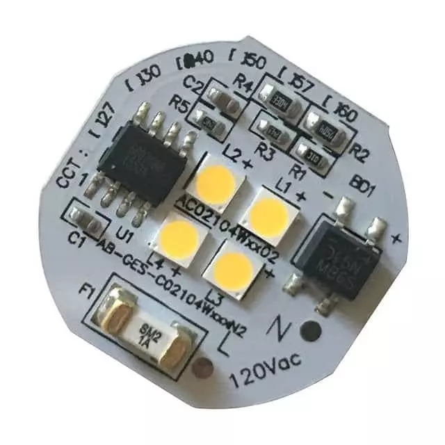AMERICAN BRIGHT LED Light Engines 340 lm 120 VAC Vf-Forward Voltage, AB-GES-C02104W50NN2