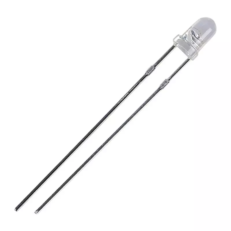 MULTICOMP PRO Standard Single Color LED 3 cd Luminous Intensity 30° Viewing Angle, MP008529 (Pack of 5)
