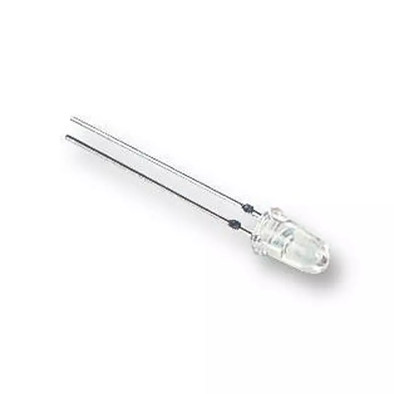 Vishay LED, 5MM, 4DEG, YELLOW, TLCY5800 (Pack of 5)