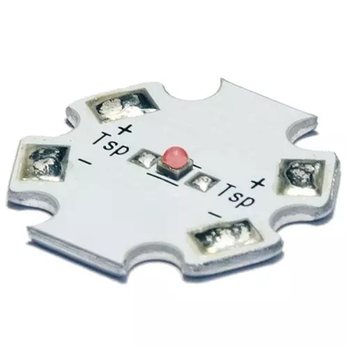 New Energy LEDs Screw Red Dome Lens Shape, XQEEPR-00-0000-000000A01-SB01