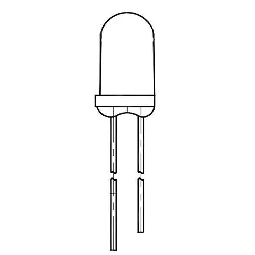 LITEON LEDs Through Hole Amber Dome Lens Shape, LTL2V3VYKL12