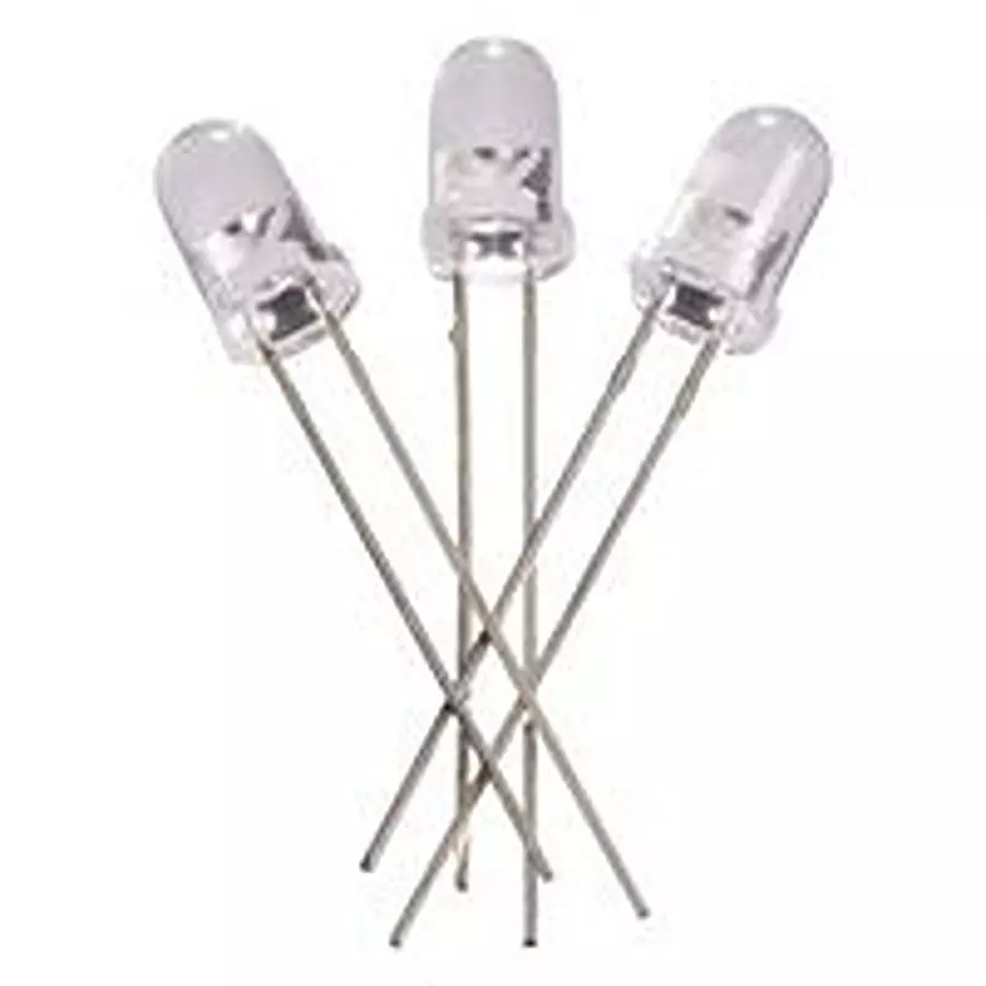 CREE LED Single Colour LED, 5MM, 12CD, COOL WHITE, C513A-WSN-CW0Z0151