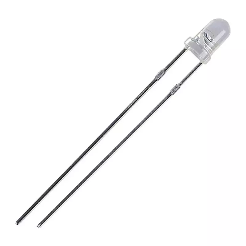 MULTICOMP PRO Standard Single Color LED 600 mcd Luminous Intensity 40° Viewing Angle, MP008523 (Pack of 5)
