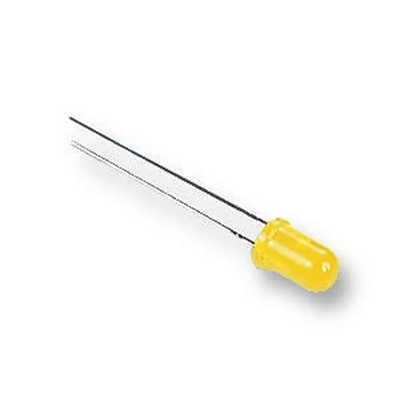 Vishay LED, 5MM, YELLOW, TLHY5405 (Pack of 5)