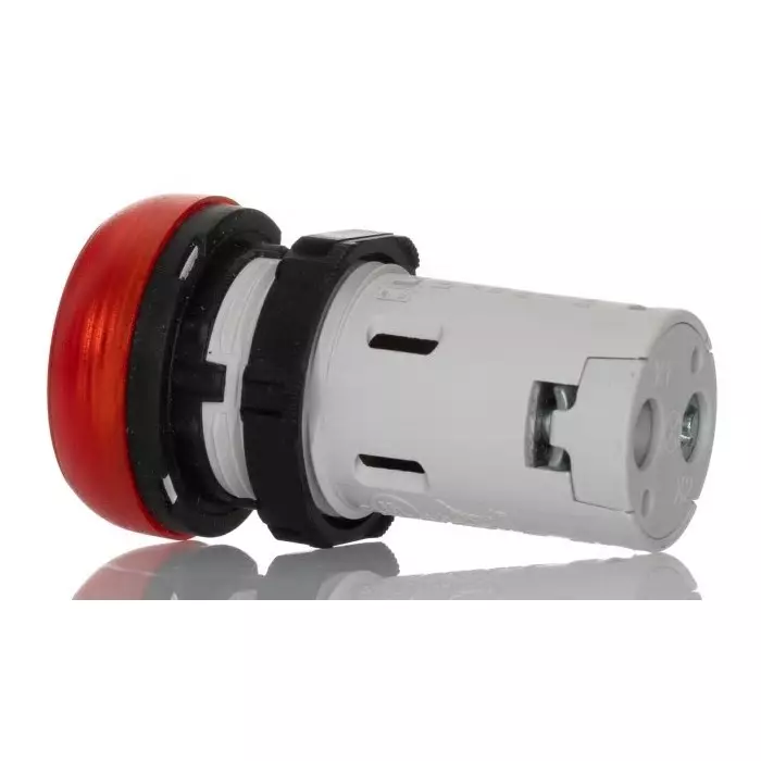 Lovato LPML, Panel Mount Red LED Pilot Light, 22 mm Cutout, IP66, IP67, IP69K, Round, 24V, LPMLB4