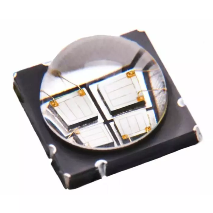 AMS OSRAM GROUP UV LED LZ4-00UBH0 Series 410nm 5.9W 110 ° 9-Pin Surface Mount package, Q65113A4209 (Pack of 250)