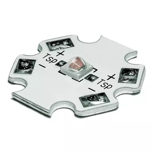 New Energy LEDs Screw Far Red Dome Lens Shape, LST1-01G01-FRD1-00