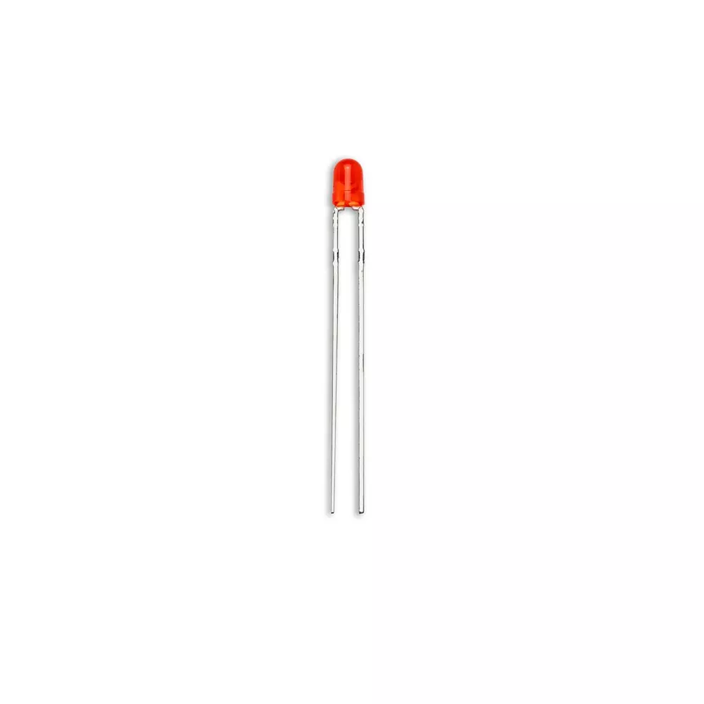 MULTICOMP PRO Standard Single Color LED 15 mcd Luminous Intensity 65° Viewing Angle, MP008242 (Pack of 5)
