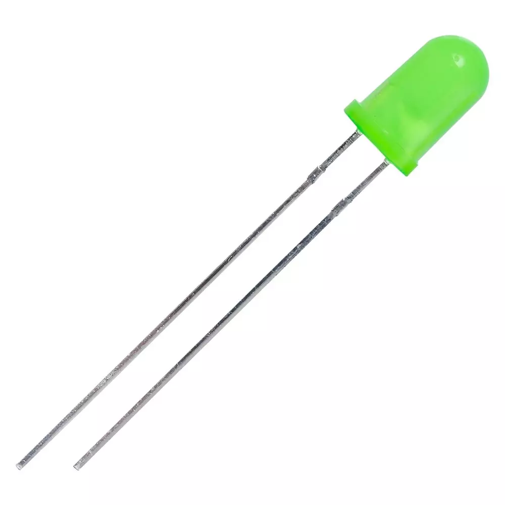 MULTICOMP PRO Standard Single Color LED 75 mcd Luminous Intensity 60° Viewing Angle, L-05K2C131D14-01-T-A (Pack of 5)