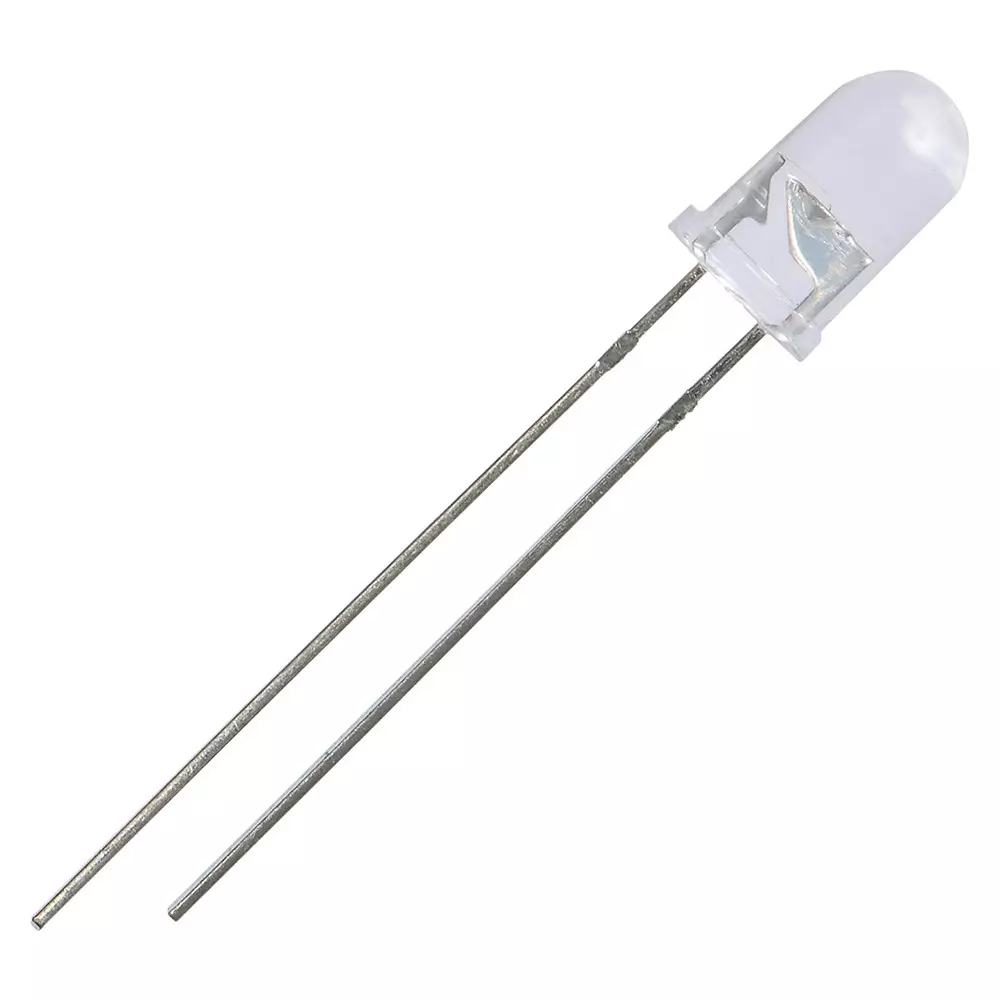 MULTICOMP PRO Standard Single Color LED 300 mcd Luminous Intensity 15° Viewing Angle, MP008541 (Pack of 5)