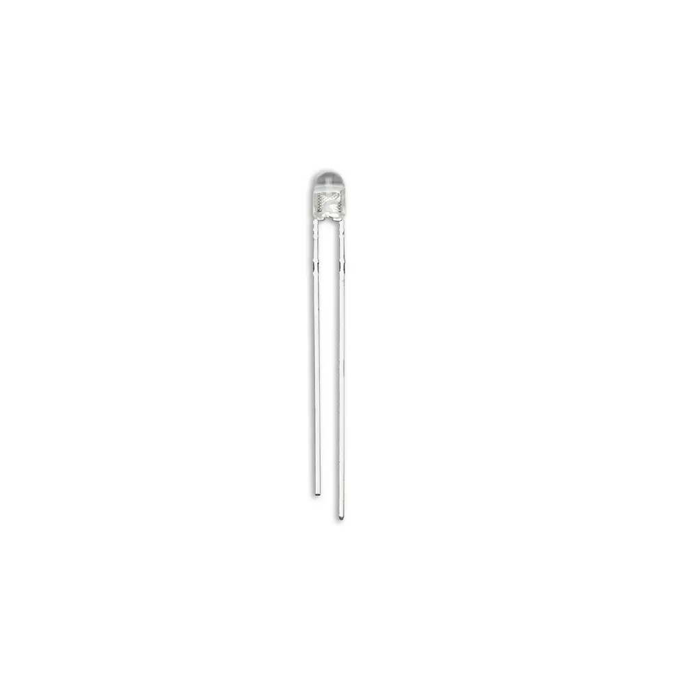 MULTICOMP PRO Standard Single Color LED 120 mcd Luminous Intensity 40° Viewing Angle, MP008273 (Pack of 5)