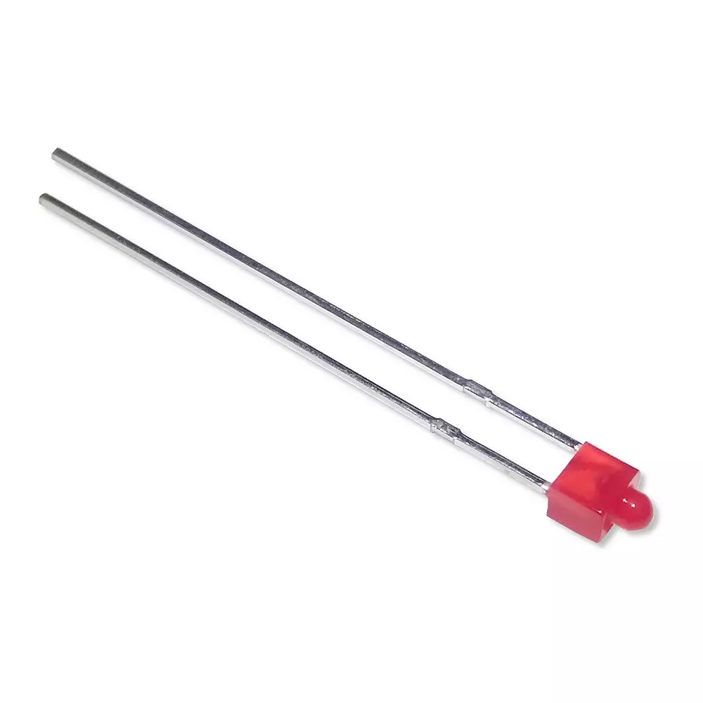 MULTICOMP PRO Standard Single Color LED 30 mcd Luminous Intensity 70° Viewing Angle, MP007990 (Pack of 5)