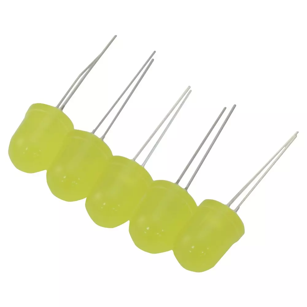 MULTICOMP PRO Standard Single Color LED 180 mcd Luminous Intensity 100° Viewing Angle, MP-703-1070 (Pack of 40)