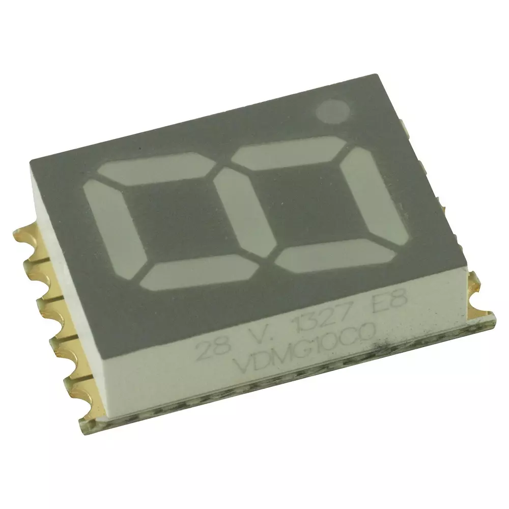 Vishay DISPLAY, SEVEN SEGMENT, 10MM, GREEN, VDMG10C0
