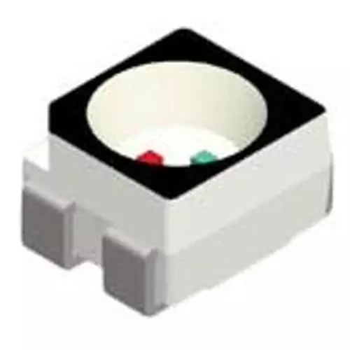 DIALIGHT Bi-Color LEDs SMD/SMT Red & Yellow Round Flat Lens Shape, 597-7731-207F