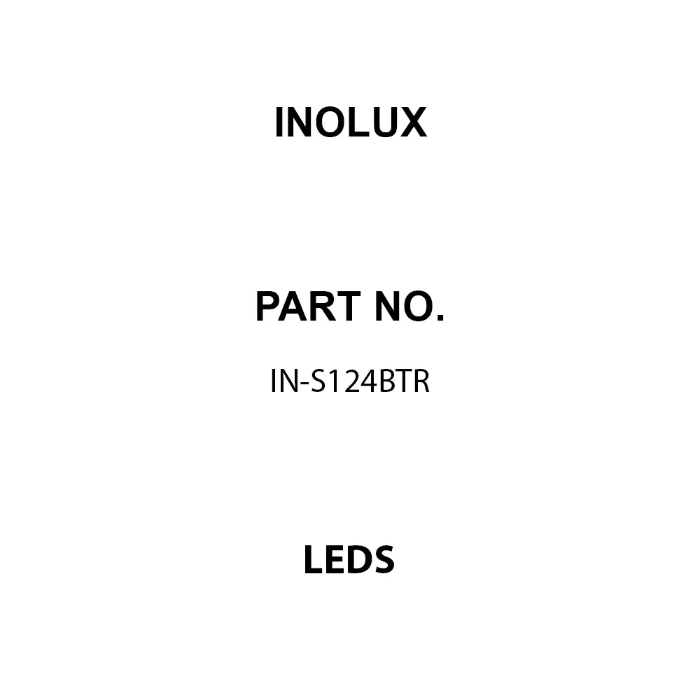 Inolux LEDs SMD/SMT Red Dome Lens Shape, IN-S124BTR