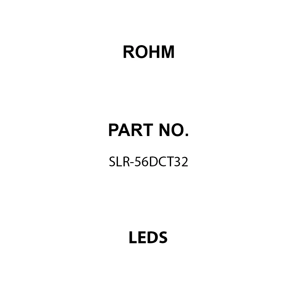 ROHM LEDs Through Hole Orange Dome Lens Shape, SLR-56DCT32