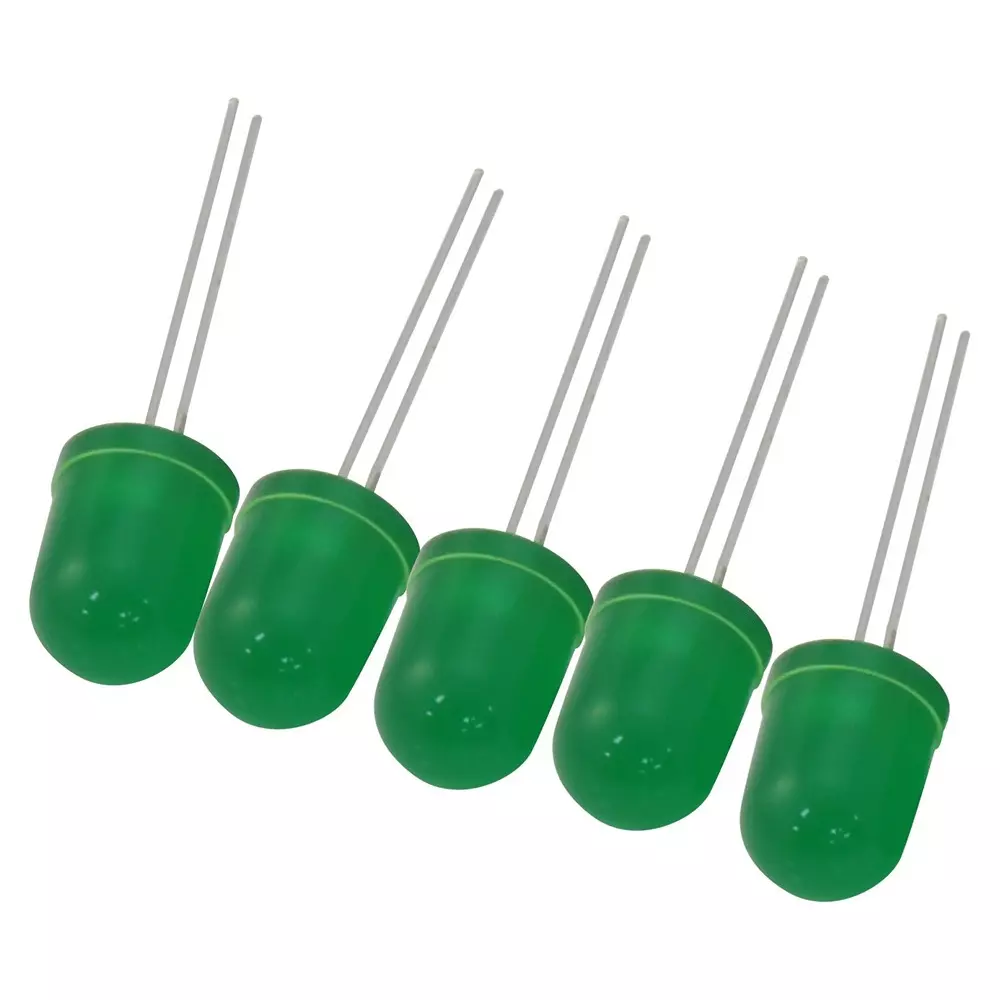 MULTICOMP PRO Standard Single Color LED 800 mcd Luminous Intensity 100° Viewing Angle, MP-703-1069 (Pack of 40)