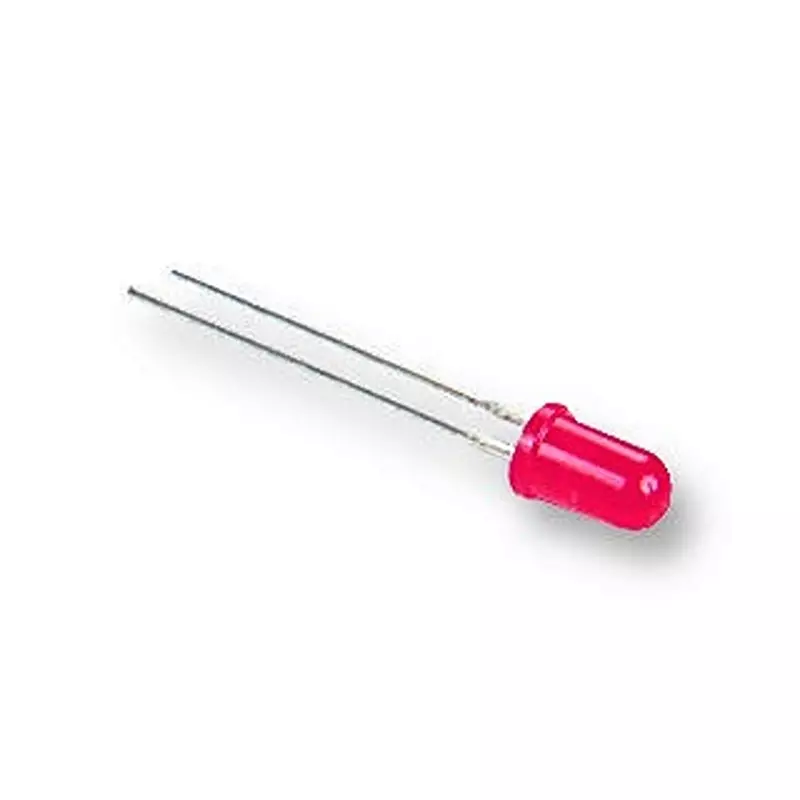 Vishay LED, 5MM, HE-RED, TLHR5405 (Pack of 5)
