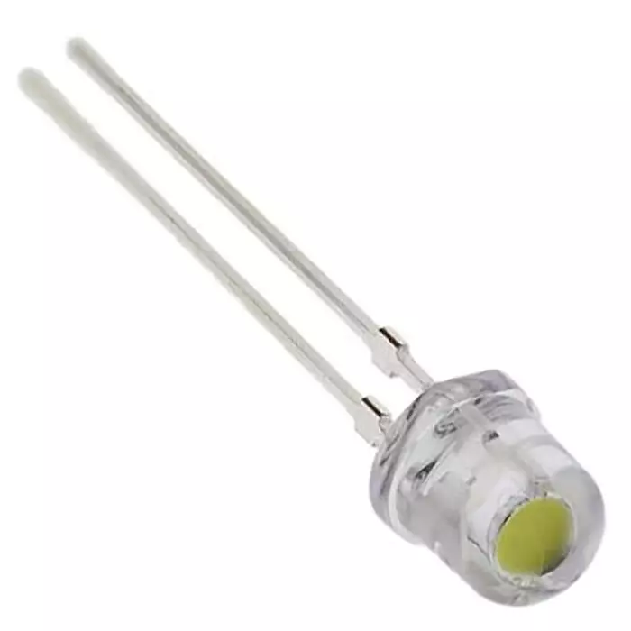 Nichia 3.7 V White LED 5 mm Through Hole, NSDW570GS-K1-B-P9-P11 (Pack of 10)
