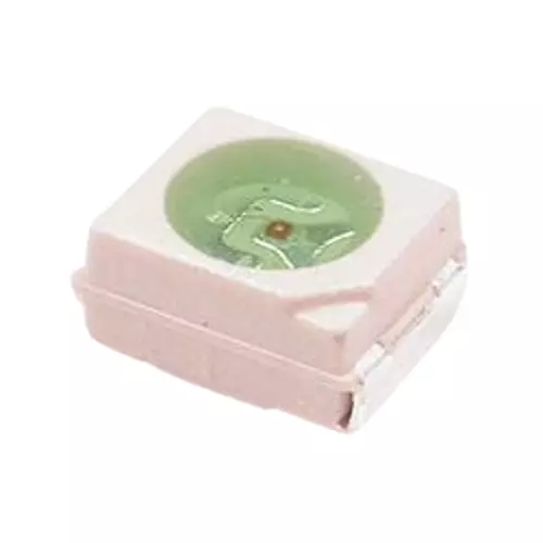 KINGBRIGHT LEDs SMD/SMT Green Round Flat Lens Shape, AA3528SGT