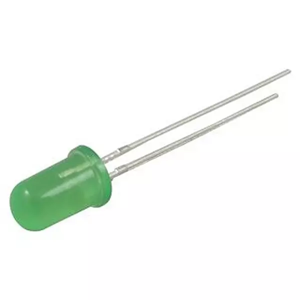 WURTH ELEKTRONIK Single Colour LED, 5MM, B. GREEN, 140MCD, 572NM, 151051VS04000 (Pack of 5)