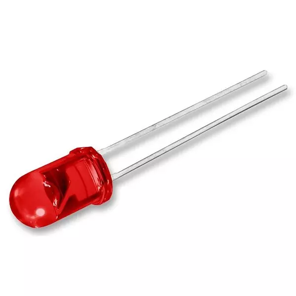 Vishay LED, 5MM, RED, TLUR5400 (Pack of 5)