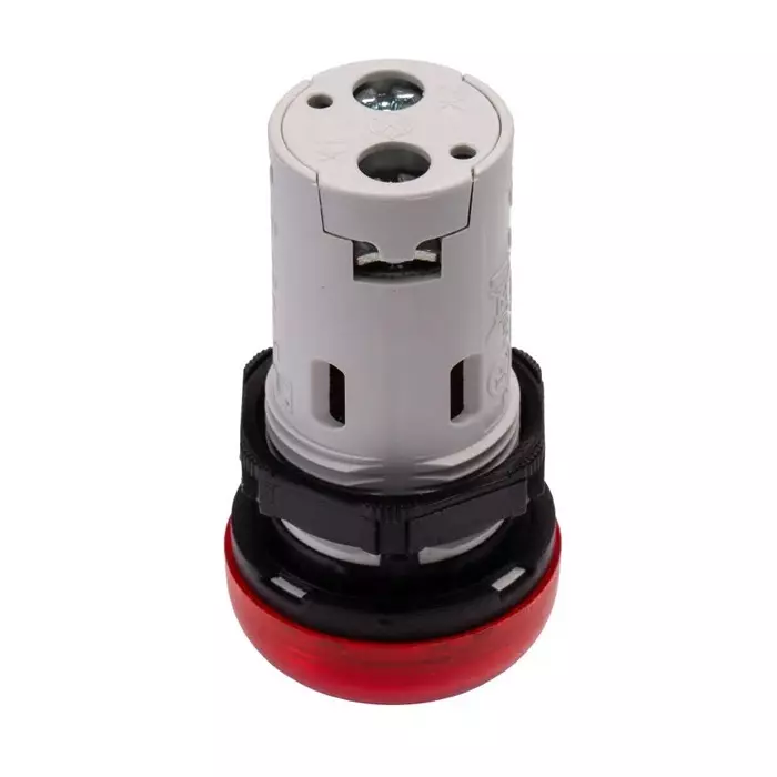 Lovato LPML, Panel Mount Red LED Pilot Light, 22 mm Cutout, IP66, IP67, IP69K, Round, 12V, LPMLA4