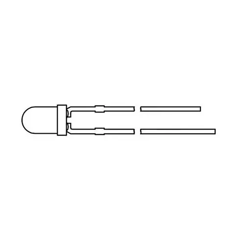 KINGBRIGHT IR LEDs (Infrared) Through Hole 880 nm Wavelength 30° Beam Angle, WP710A10SF4BT-P22