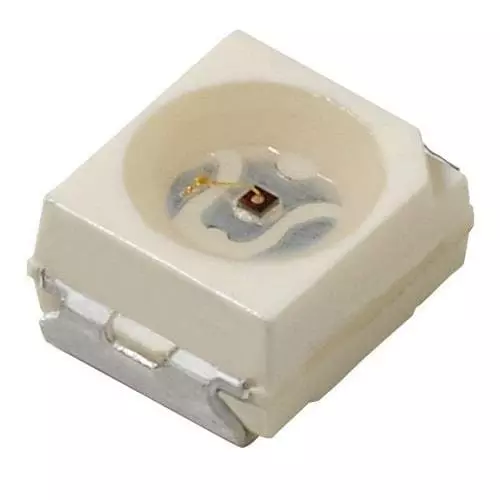 Vishay LEDs SMD/SMT Cool White Round Flat Lens Shape, VLMW41S1T1-5K8L-18