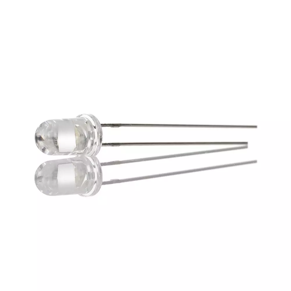 RS PRO Light Emitting Diodes 5x8.7 mm Through Hole 10000 K 25 mA 2.6 to 3.4 V White, 2545723 (Pack of 25 Pcs)