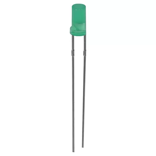MULTICOMP PRO Standard Single Color LED 35 mcd Luminous Intensity 100° Viewing Angle, MP007986 (Pack of 5)