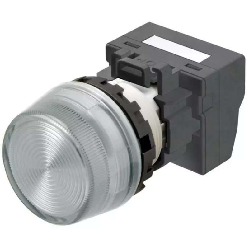 Omron Push-In Plus Indicator Light Round Body Φ22 mm White, M22N-BP-TWA-WC-P