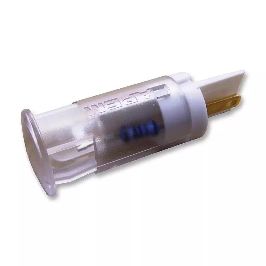 APEM INDICATOR, LED PANEL MNT, 12MM, WHITE, QS121XXHW220