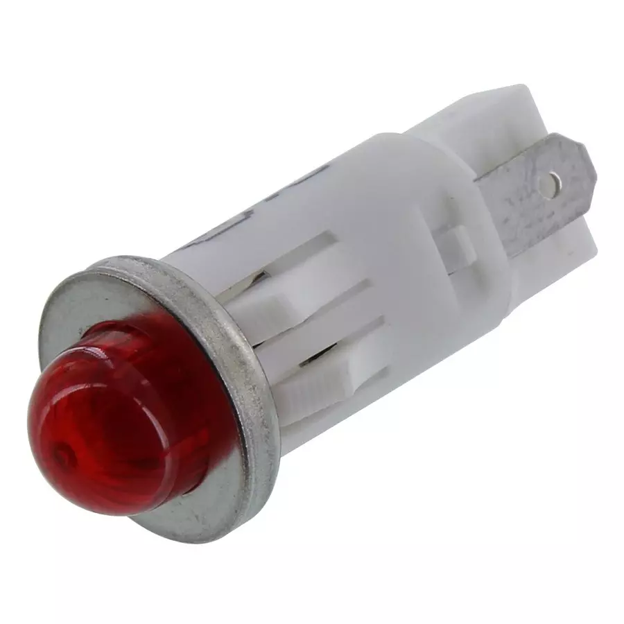 VCC PANEL MOUNT INDICATOR, LED, 12.7MM, RED, 24V, 1091QM1-24V