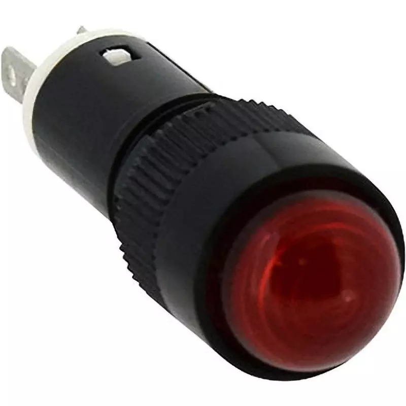 IDEC Ap Series Led Type Small Indicator Light (Round Projection Type) 10.1(+0.2 - 0) Mm Mounting Hole Diameter, Ap1M211R