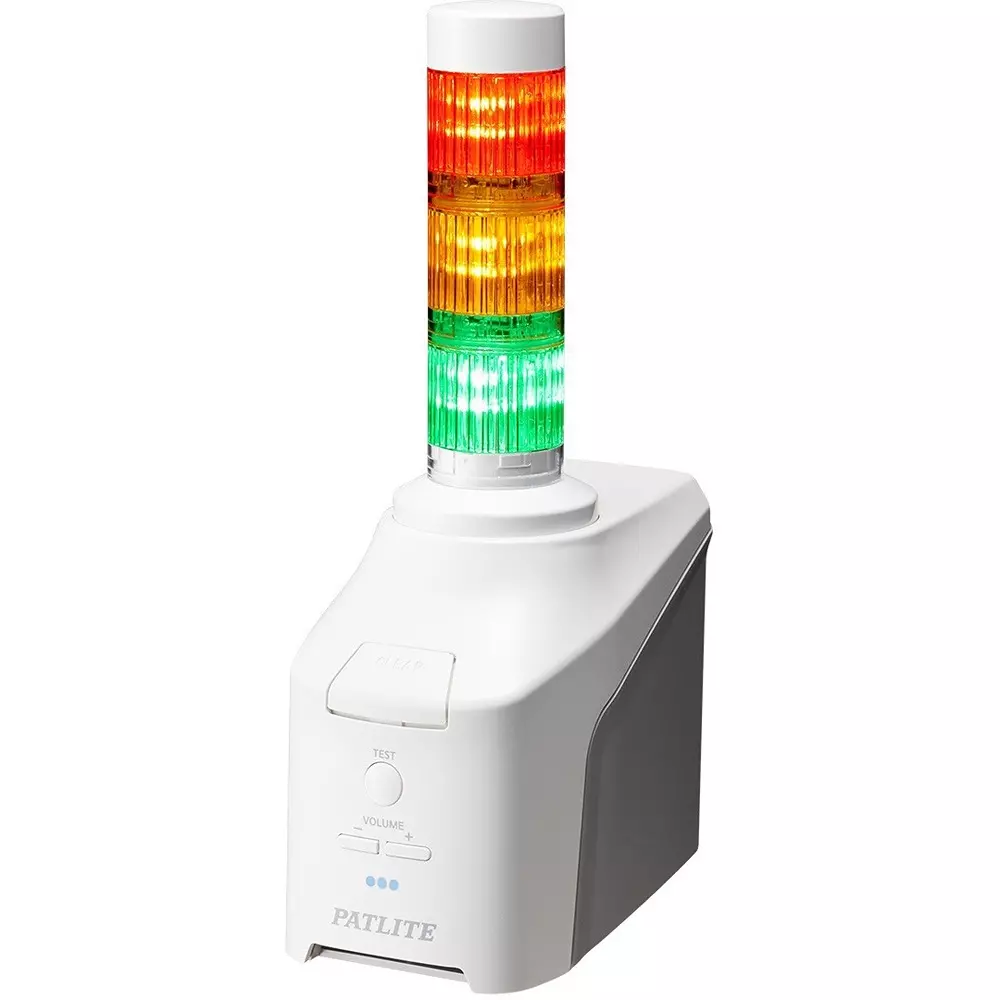 PATLITE Network Control Signal Light AC 100 to 240, NHB4-3-RYG