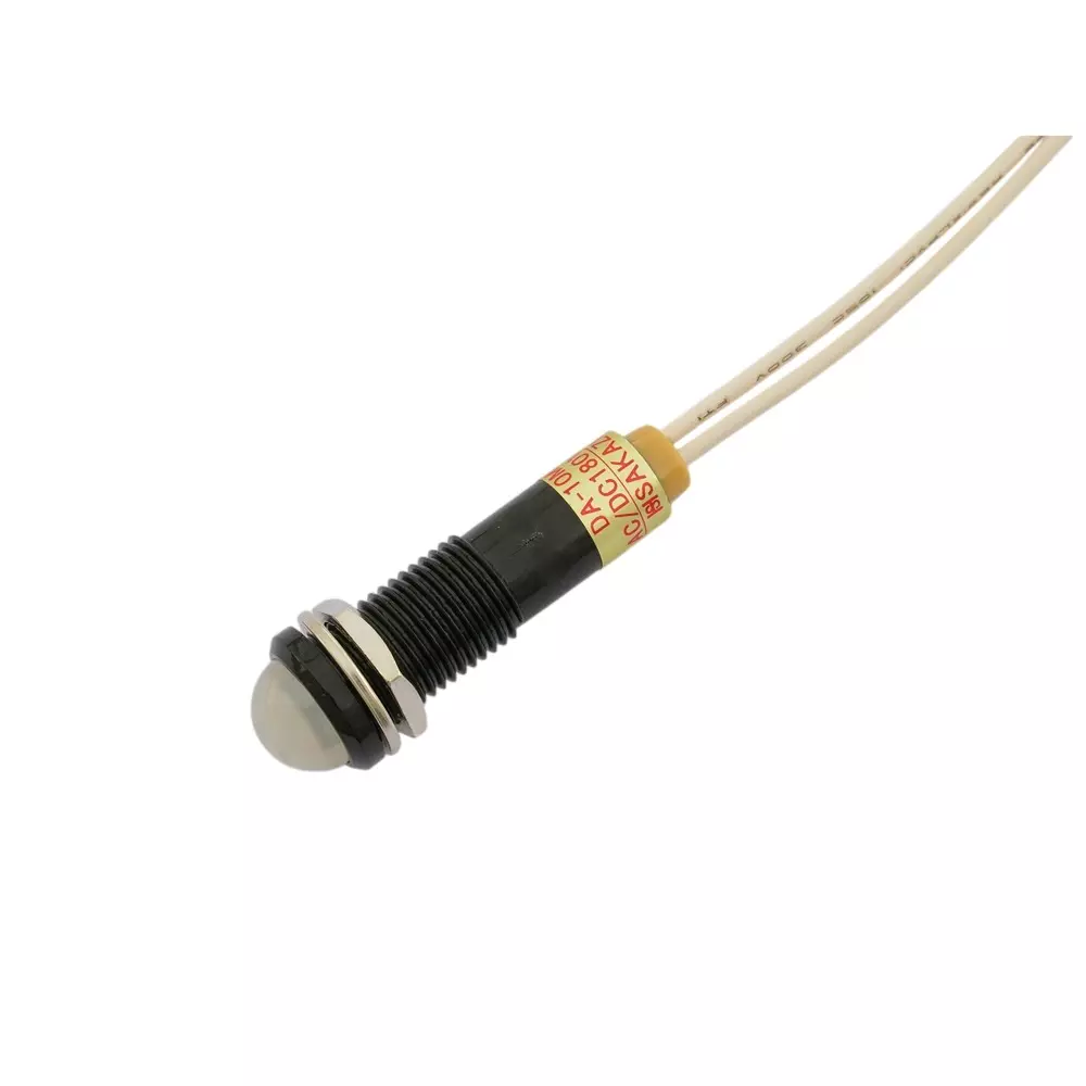 SAKAZUME ELECTRIC LED Indicator Light AC/DC200 V Rated Voltage 1.0 to 2.5 mA Rated Current, DA-10MPBL-AC/DC200V-W