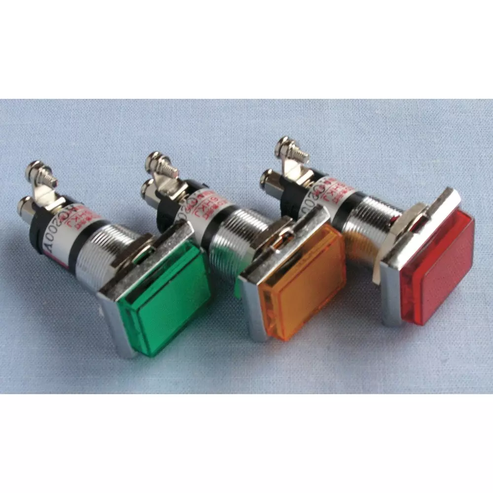 SAKAZUME ELECTRIC LED Indicator Light AC200 V Rated Voltage 2.5 to 5.0 mA Rated Current, DO8-16HKJ-AC200V-R/R