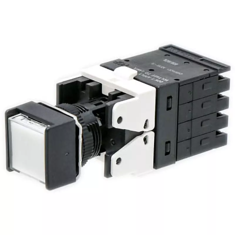 Omron Solder Terminal Indicator Light Square IP40 Φ16 mm, M16-AW-24D-S
